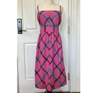 Tulle Los Angeles Size M Bright Pink Midi Sundress